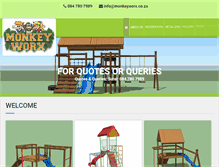 Tablet Screenshot of monkeyworx.co.za